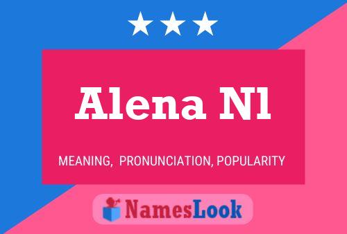 Alena Nl Namensposter