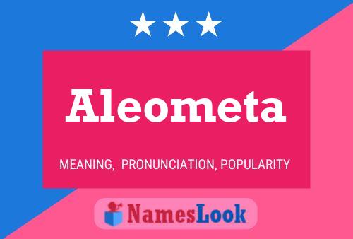 Aleometa Namensposter