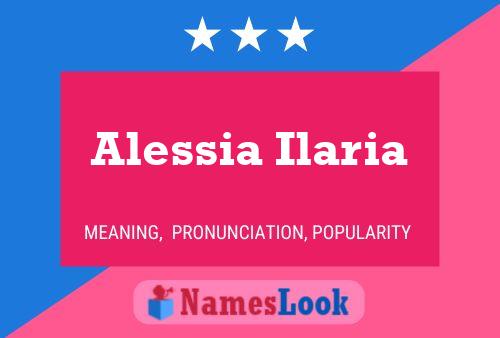 Alessia Ilaria Namensposter