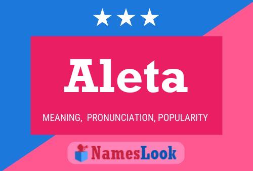 Aleta Namensposter