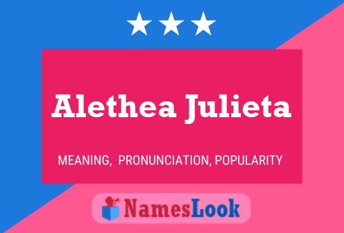 Alethea Julieta Namensposter