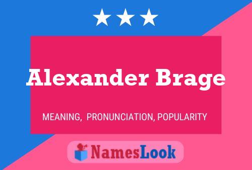 Alexander Brage Namensposter