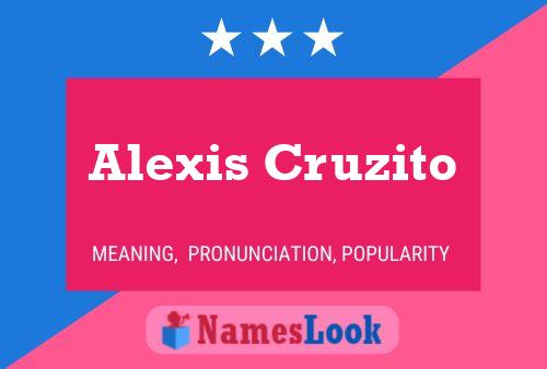 Alexis Cruzito Namensposter