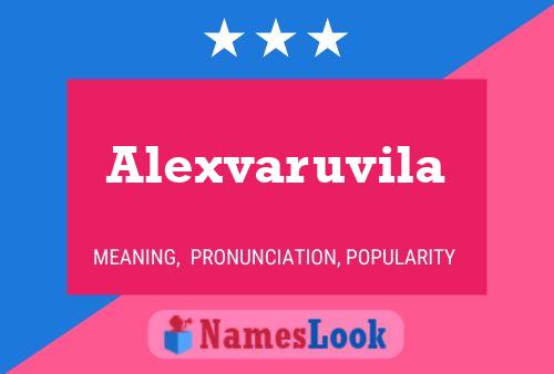 Alexvaruvila Namensposter