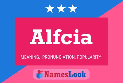 Alfcia Namensposter