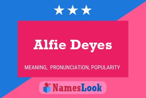 Alfie Deyes Namensposter