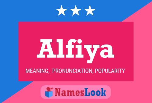 Alfiya Namensposter