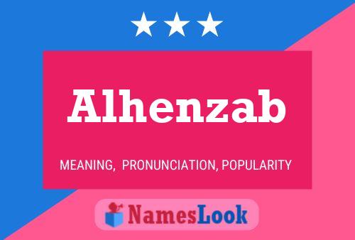 Alhenzab Namensposter