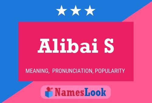 Alibai S Namensposter