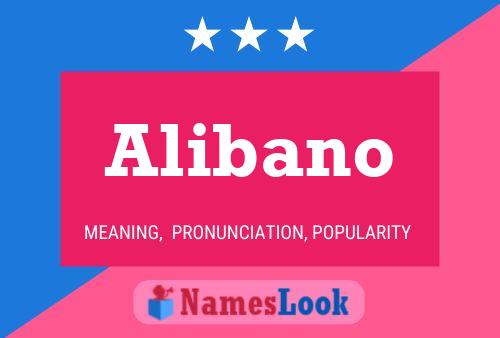 Alibano Namensposter