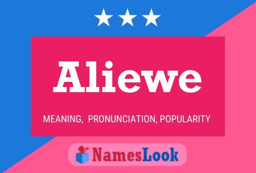 Aliewe Namensposter