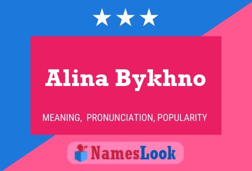 Alina Bykhno Namensposter