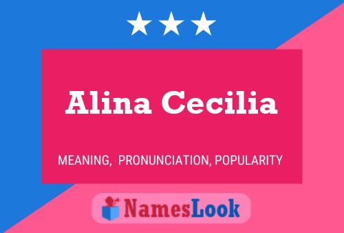 Alina Cecilia Namensposter