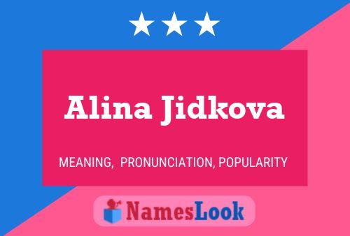 Alina Jidkova Namensposter