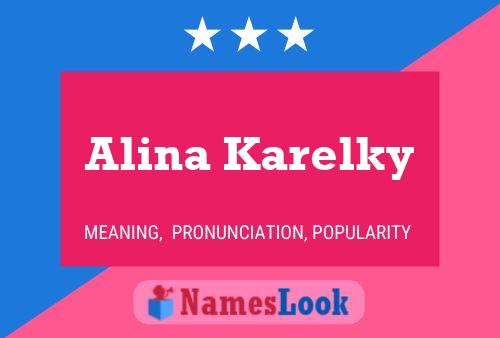 Alina Karelky Namensposter