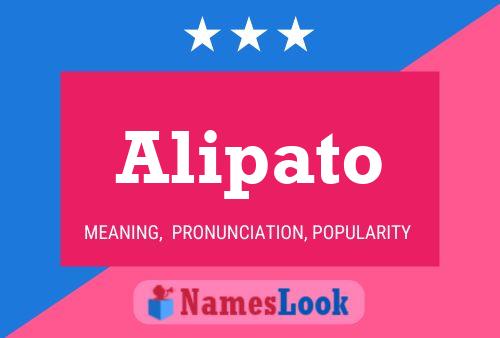 Alipato Namensposter