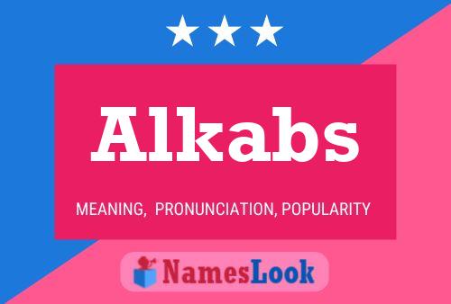 Alkabs Namensposter