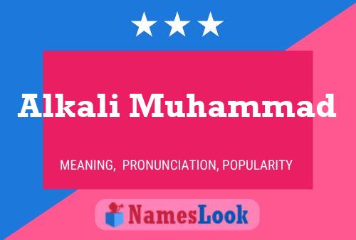 Alkali Muhammad Namensposter