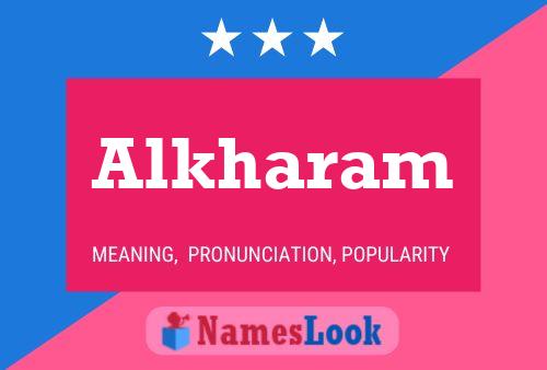 Alkharam Namensposter