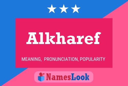 Alkharef Namensposter