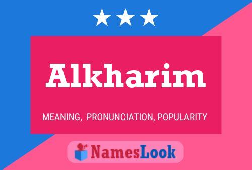 Alkharim Namensposter