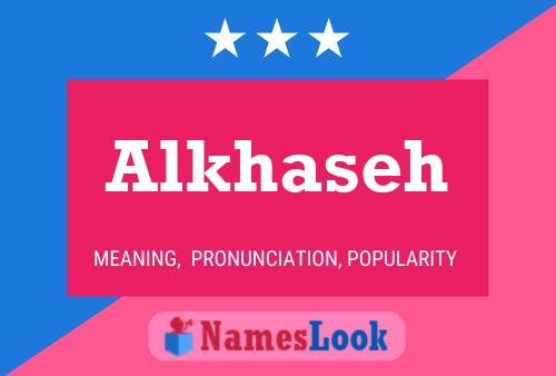 Alkhaseh Namensposter