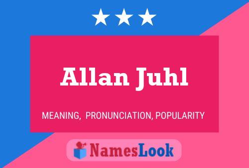 Allan Juhl Namensposter