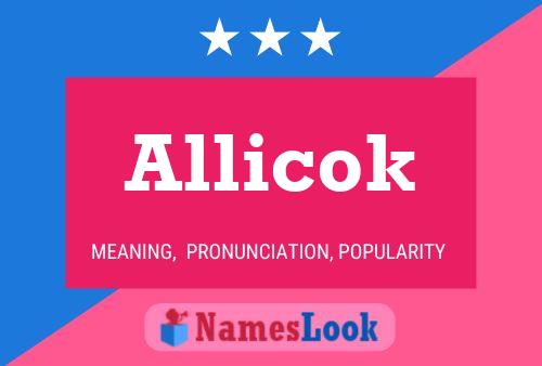 Allicok Namensposter