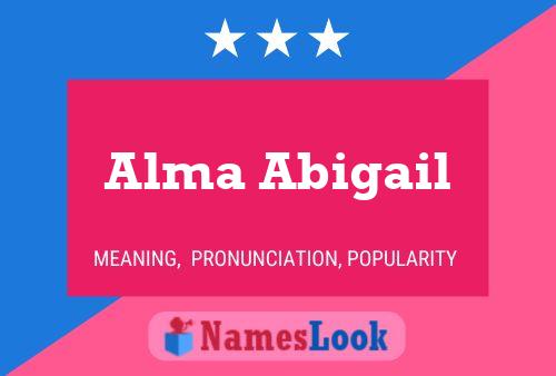 Alma Abigail Namensposter