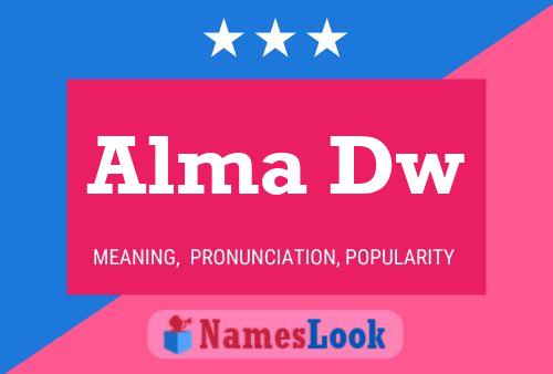 Alma Dw Namensposter