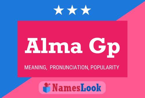 Alma Gp Namensposter