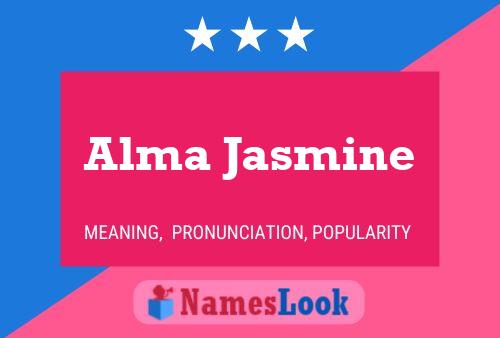 Alma Jasmine Namensposter