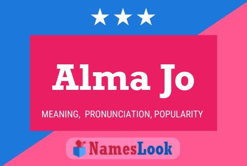 Alma Jo Namensposter