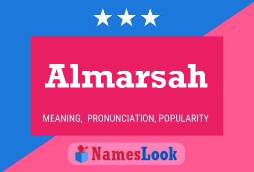 Almarsah Namensposter