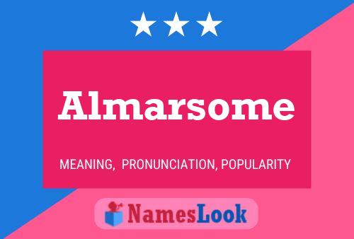 Almarsome Namensposter