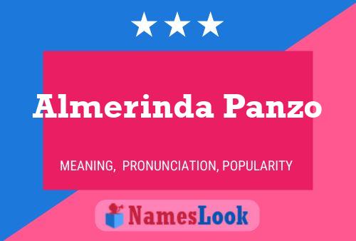 Almerinda Panzo Namensposter