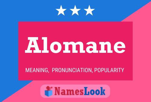 Alomane Namensposter