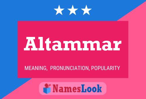 Altammar Namensposter