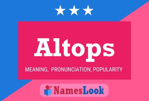 Altops Namensposter