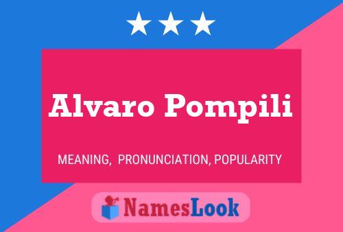 Alvaro Pompili Namensposter