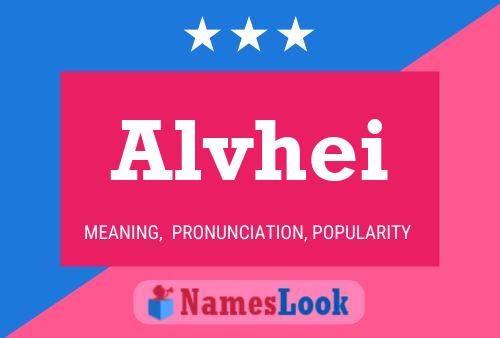 Alvhei Namensposter