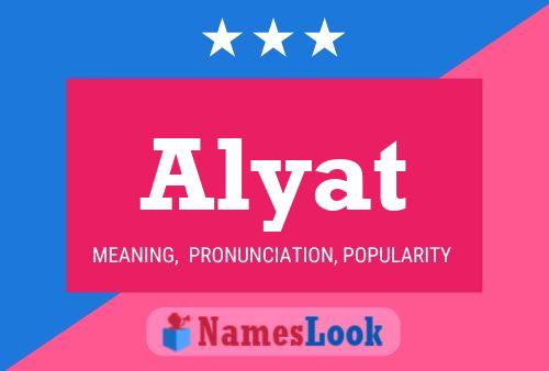 Alyat Namensposter