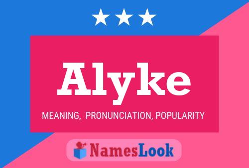 Alyke Namensposter