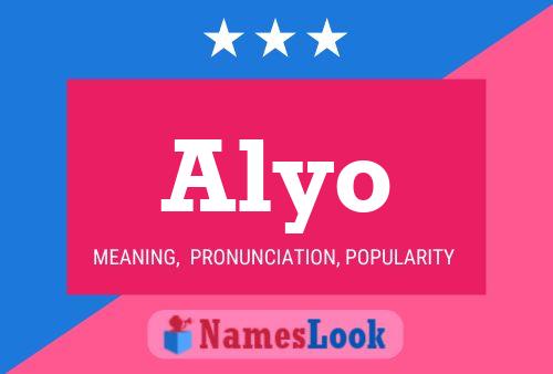 Alyo Namensposter