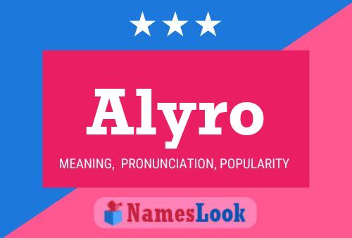 Alyro Namensposter