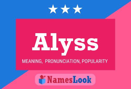 Alyss Namensposter