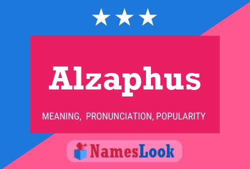 Alzaphus Namensposter