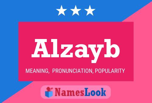 Alzayb Namensposter