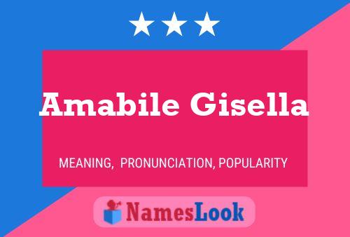 Amabile Gisella Namensposter