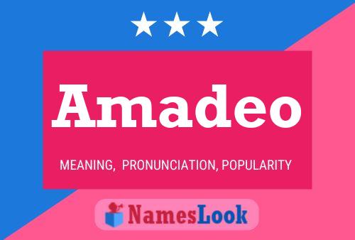 Amadeo Namensposter